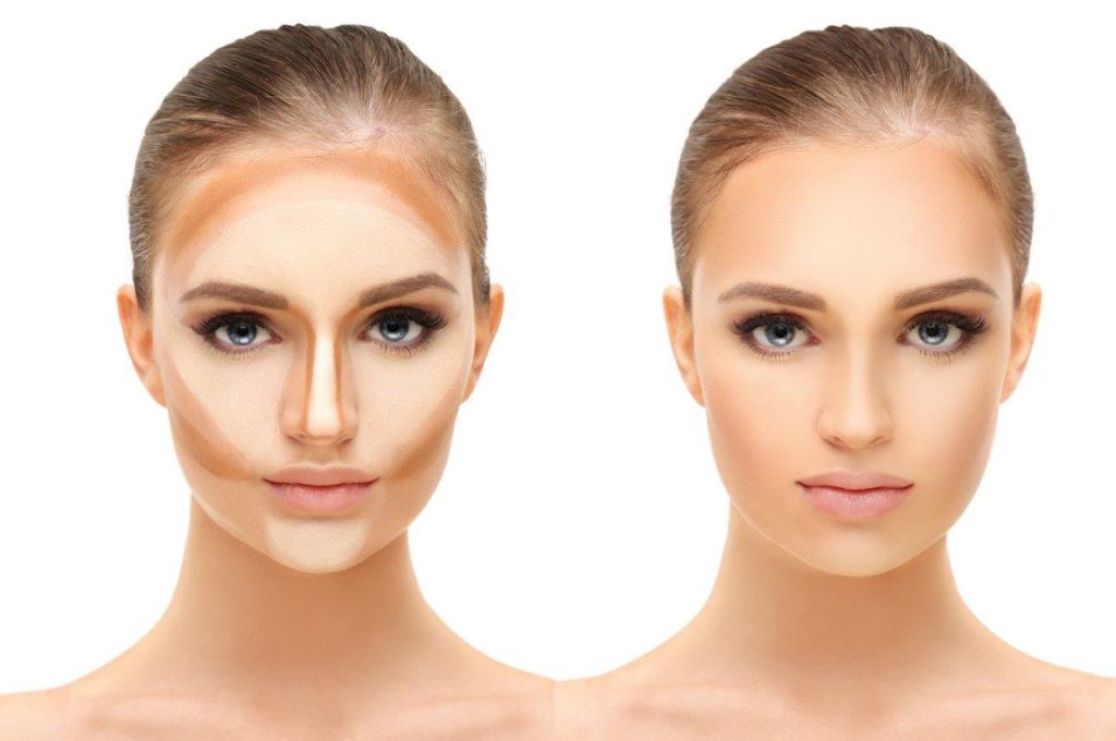Können die Gesichtszüge mit dem Make-up verändern werden? Contouring Schritt für Schritt