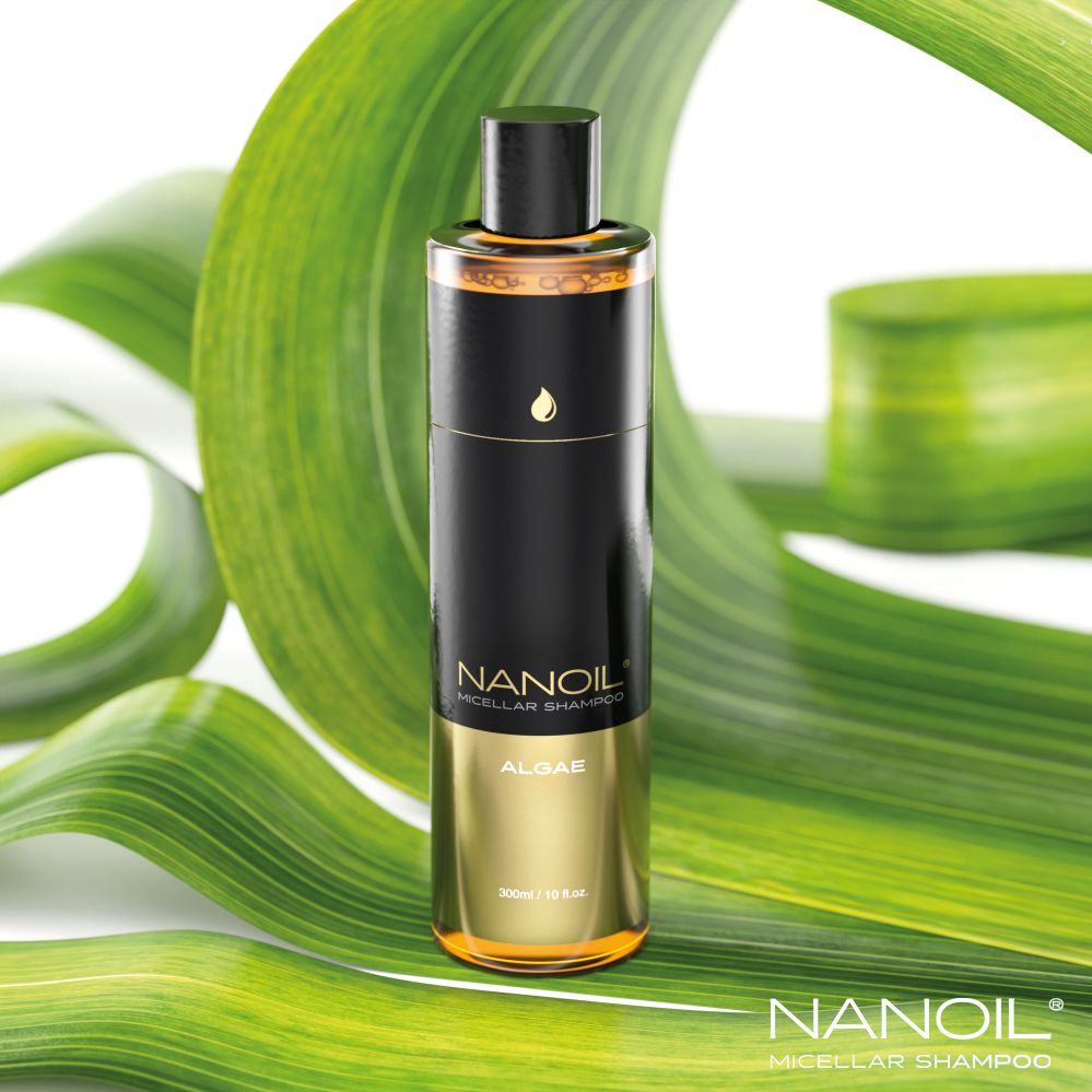 Das beste, feuchtigkeitsspendende Shampoo: Nannoil Mizellenshampoo mit Algen